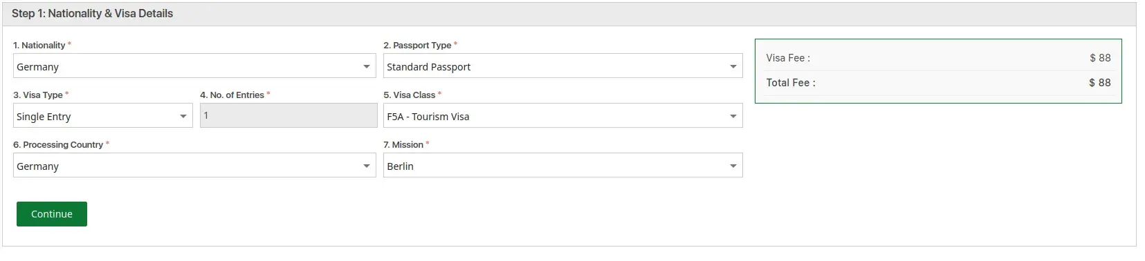 NIS Website Form